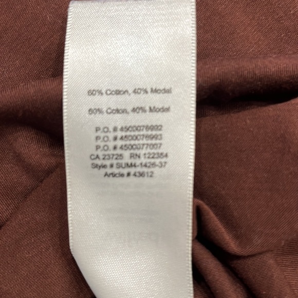 ❤️❤️ SOLD Wilfred Dark Maroon Short Sleeve Tee❤️❤️ - Picture 7 of 7